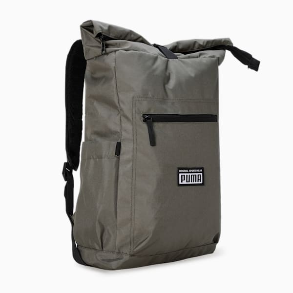 Rolltop Backpack, Dark Olive, extralarge-IND
