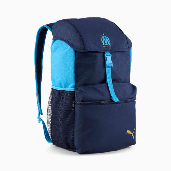 Olympique de Marseille ftblARCHIVE Football Backpack, PUMA Navy-Bleu Azur, extralarge-IND