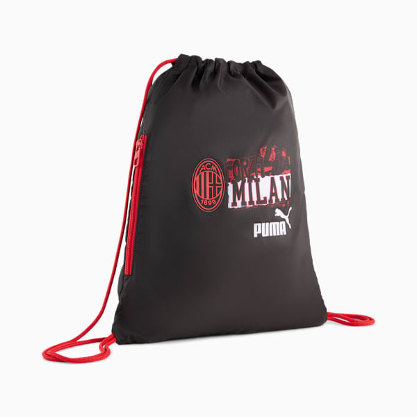 ユニセックス ACミラン FTBLNRGY ジムサック 17L, PUMA Black-For All Time Red, extralarge-JPN