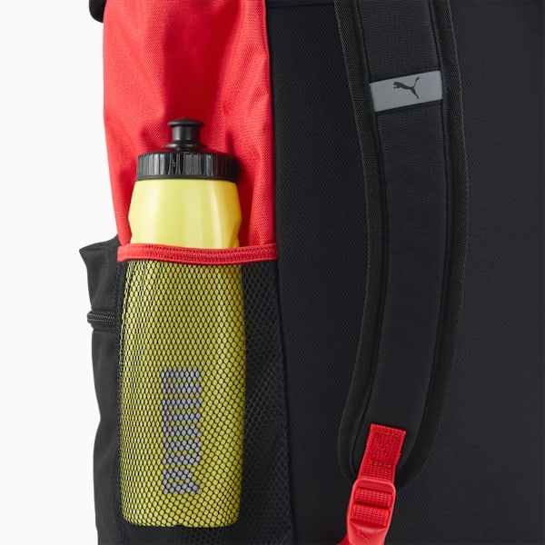 Sac à dos de soccer AC Milan ftblARCHIVE 24L, PUMA Black-For All Time Red, extralarge