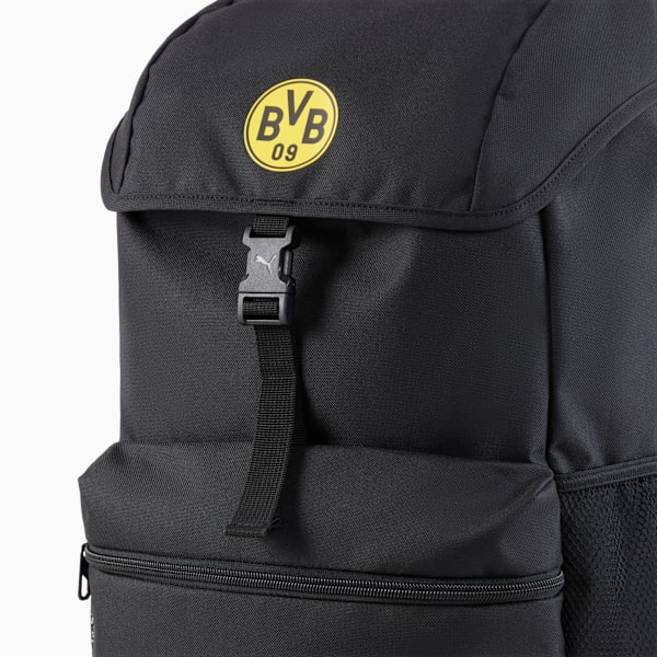 Borussia Dortmund ftblARCHIVE Soccer Backpack, PUMA Black-Faster Yellow, extralarge