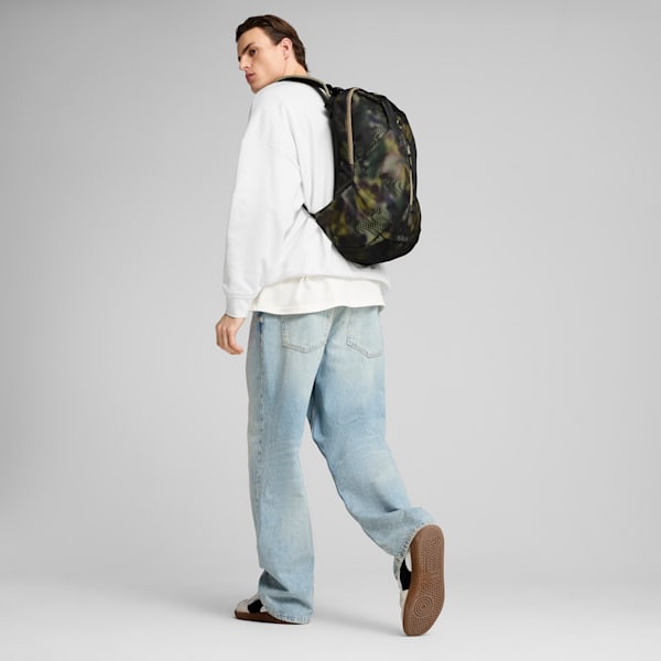 ユニセックス HOOPS X PUMATECH ラージ バックパック 26L, PUMA Black-AOP, extralarge-JPN