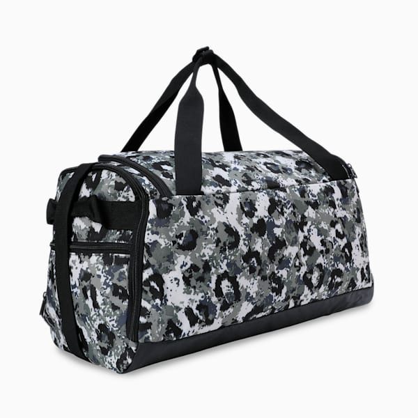 Challenger All-Over Print Small Sports Bag, PUMA Black-Camouflage AOP, extralarge-IND