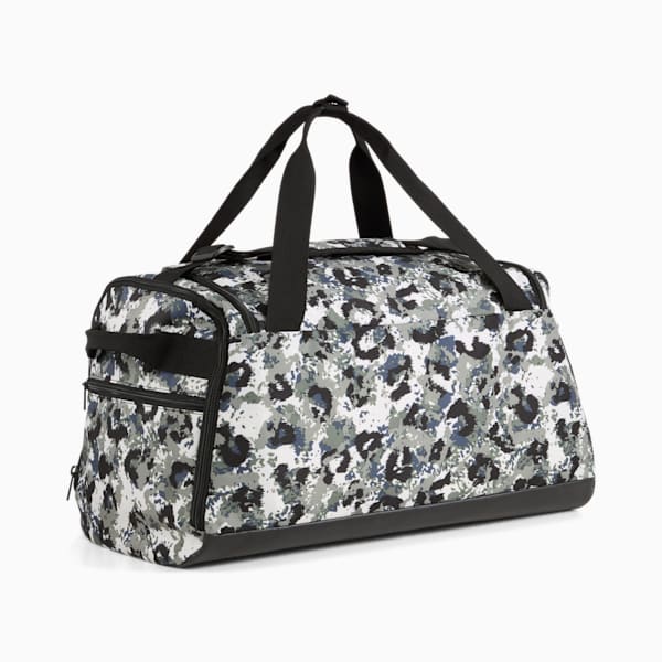 ユニセックス プーマ チャレンジャー AOP スモール スポーツ バッグ 35L, PUMA Black-Camouflage AOP, extralarge-JPN