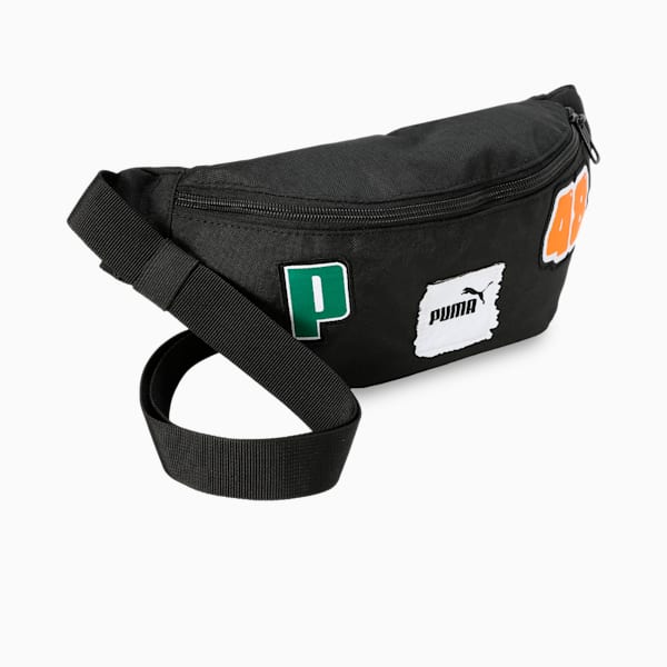 Phase Patch Waist Bag, PUMA Black, extralarge-IND