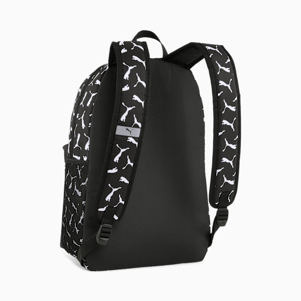 ユニセックス プーマ フェーズ AOP バックパック 22L, PUMA Black-Puma Logo-AOP, extralarge-JPN