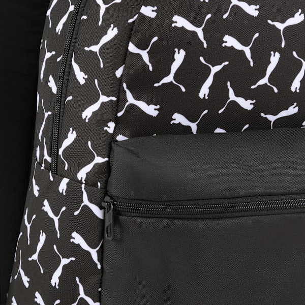 ユニセックス プーマ フェーズ AOP バックパック 22L, PUMA Black-Puma Logo-AOP, extralarge-JPN