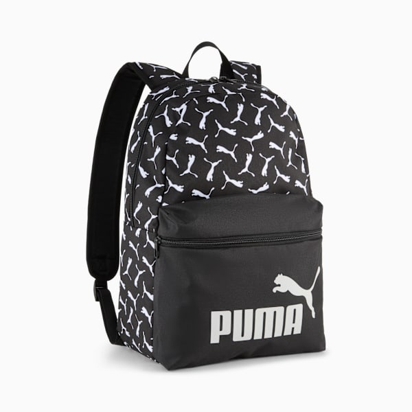 ユニセックス プーマ フェーズ AOP バックパック 22L, PUMA Black-Puma Logo-AOP, extralarge-JPN