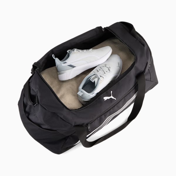 ユニセックス プーマ ファンダメンタル ミディアム スポーツ バッグ 49L, PUMA Black, extralarge-JPN