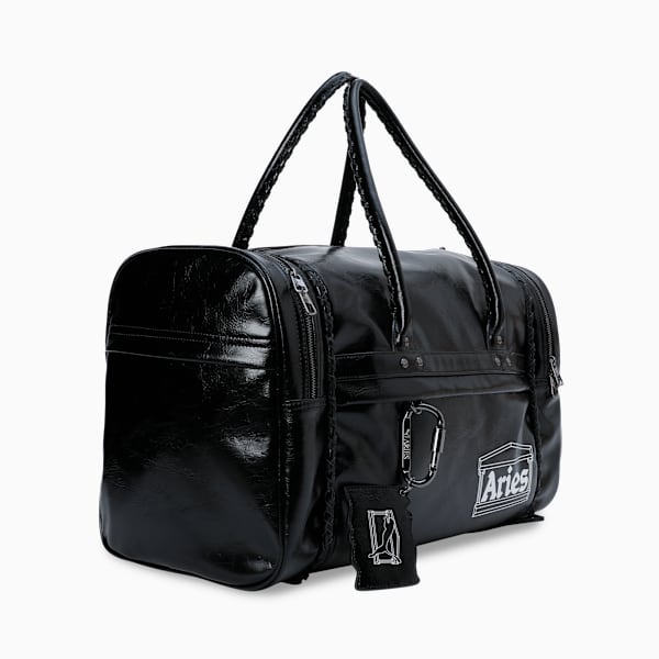 PUMA x ARIES Duffle Bag 23.5L, PUMA Black, extralarge-IND