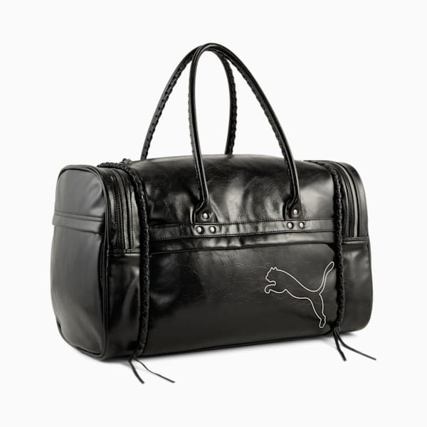 PUMA x ARIES 23.5L Duffel Bag, PUMA Black, extralarge