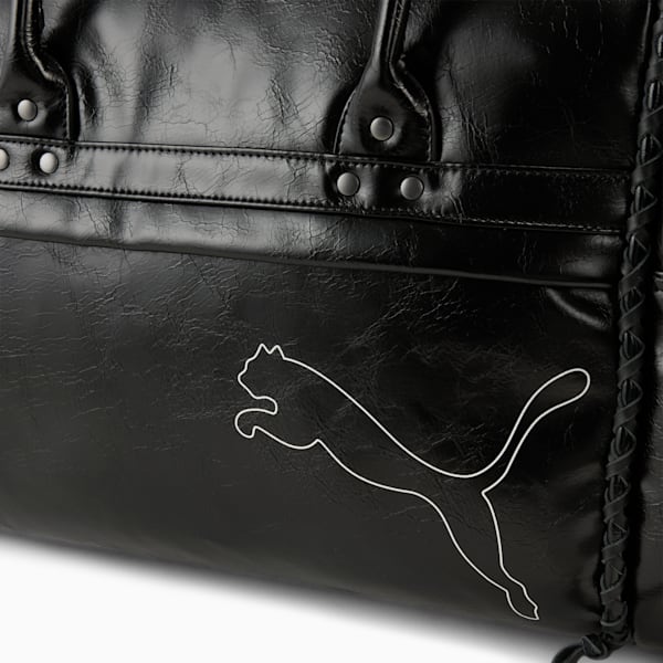 PUMA x ARIES 23.5L Duffel Bag, PUMA Black, extralarge