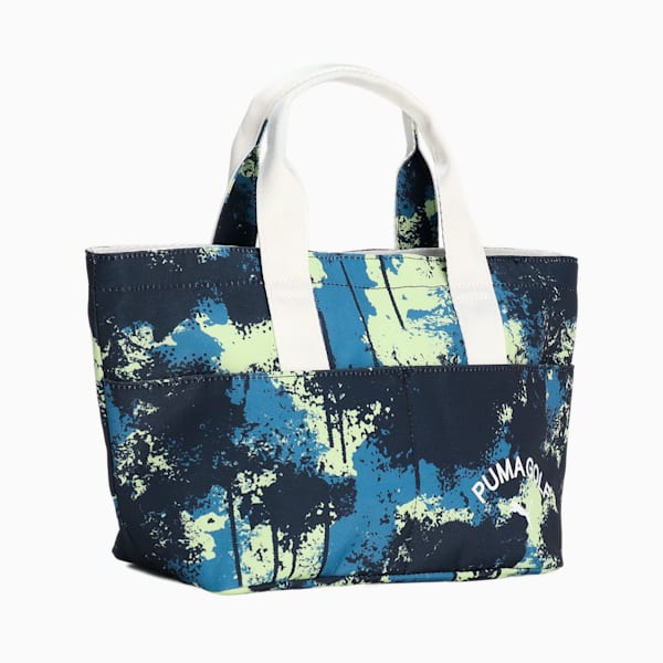 ユニセックス ゴルフ PCL AOP ラウンド トートバッグ 5L, Deep Navy-Cool Cucumber, extralarge-JPN