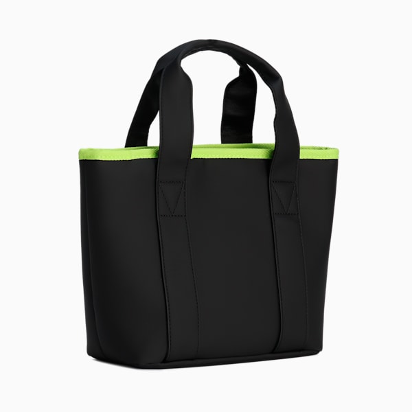 ユニセックス ゴルフ ベーシック ラウンド トートバッグ 6L, PUMA Black-Lime Sheen, extralarge-JPN