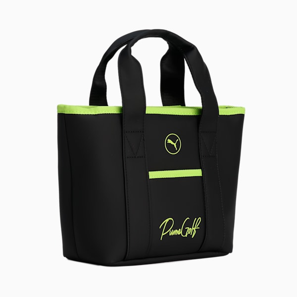 ユニセックス ゴルフ ベーシック ラウンド トートバッグ 6L, PUMA Black-Lime Sheen, extralarge-JPN