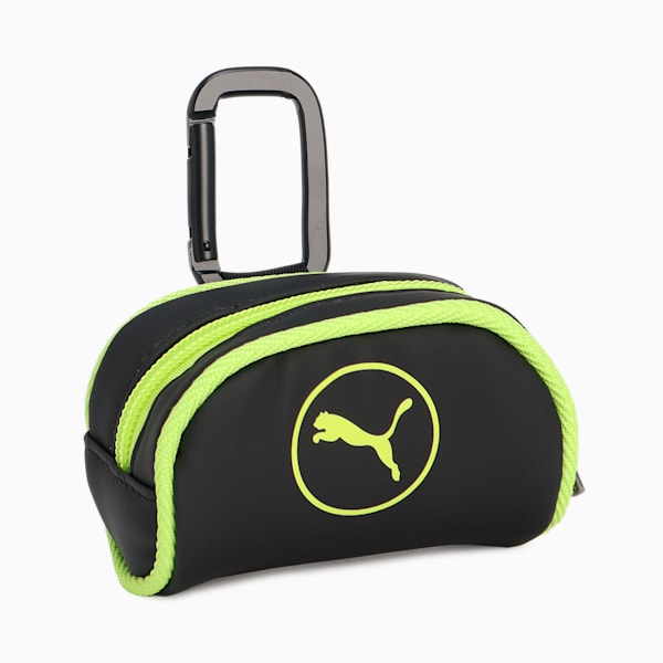 ユニセックス ゴルフ ベーシック ボールケース, PUMA Black-Lime Sheen, extralarge-JPN