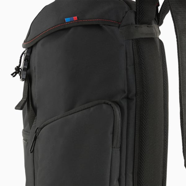 BMW M Motorsport Lifestyle Backpack, PUMA Black-AOP, extralarge-IND