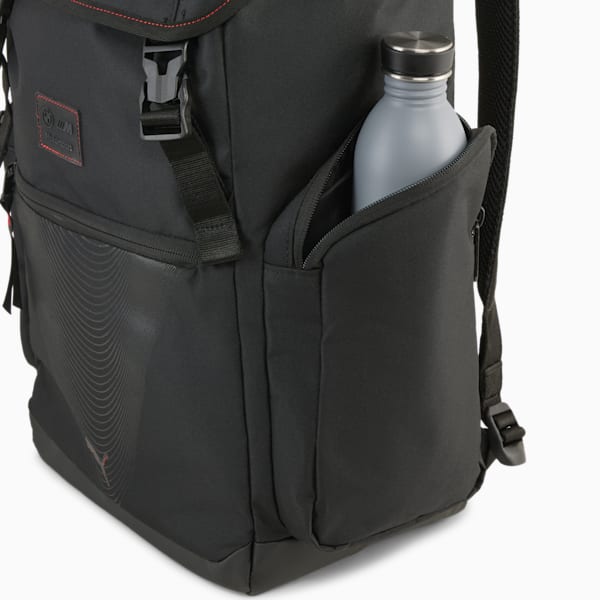 BMW M Motorsport Lifestyle Backpack, PUMA Black-AOP, extralarge-IND