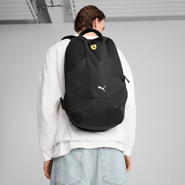 Scuderia Ferrari Race Large Backpack, PUMA Black, extralarge
