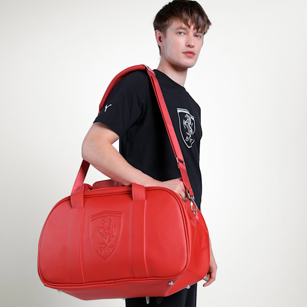 Scuderia Ferrari Premium Motorsport Duffle Bag, Rosso Corsa, extralarge-IND
