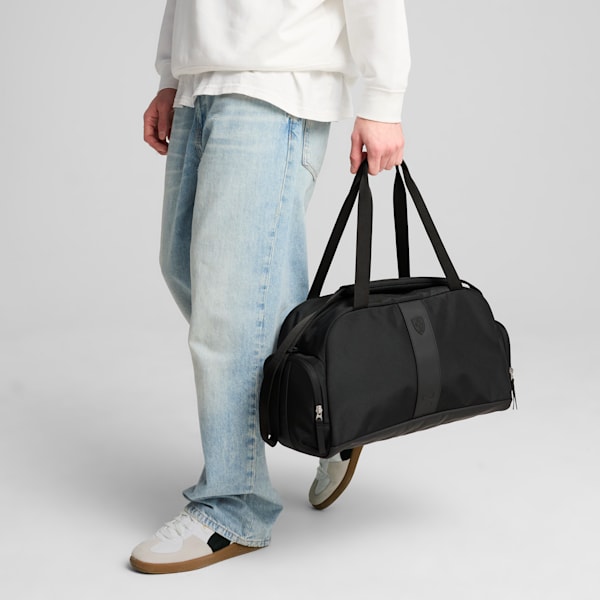 Bolso de noche Scuderia Ferrari Race Pro, PUMA Black, extralarge