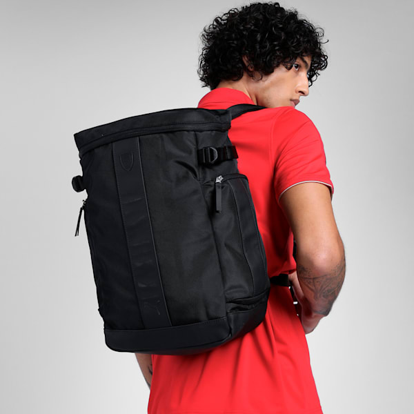 Scuderia Ferrari Race Pro Motorsport Backpack, PUMA Black, extralarge-IND