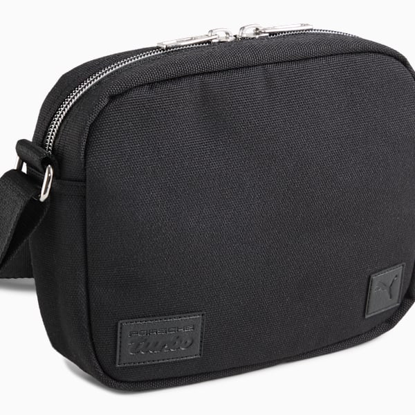 Porsche Legacy 2L Small Crossbody Bag, PUMA Black, extralarge
