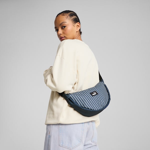 ウィメンズアップ サーフ クラブ ハーフ ヌーン バッグ 3L, PUMA Navy-denim look, extralarge-JPN
