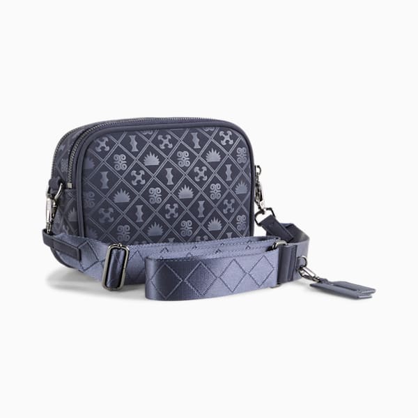 ウィメンズプーマ センス ロード トゥ ユーティリティ クロスボディ バッグ 2L, New Navy-graphic, extralarge-JPN