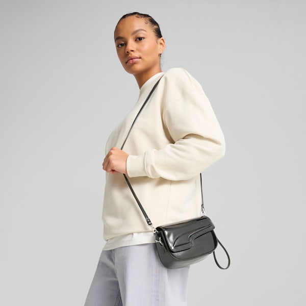 PUMA FS. Mini Hobo Bag Women, PUMA Black, extralarge
