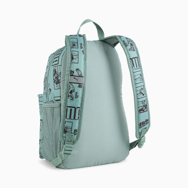キッズ プーマ フェーズ AOP スモール バックパック 13L, Green Moon-Mid 90ies, extralarge-JPN