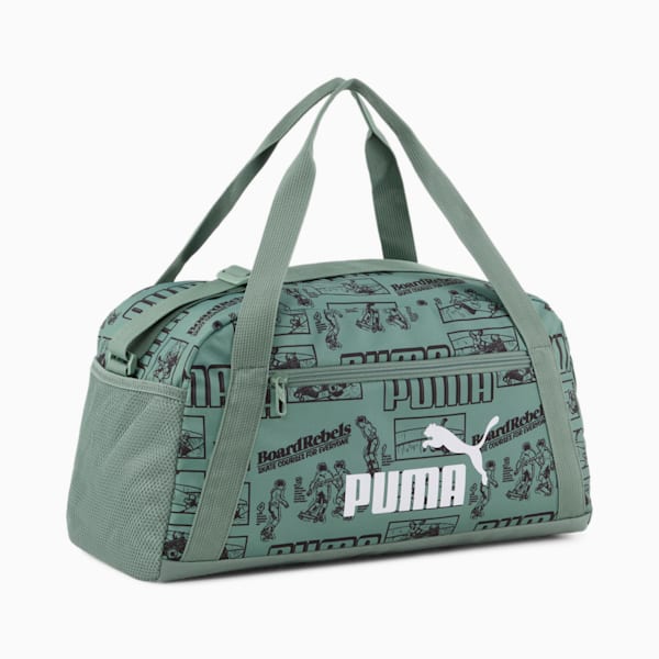 キッズ プーマ フェーズ AOP エクストラ スモール スポーツ バッグ 17L, Green Moon-Mid 90ies, extralarge-JPN