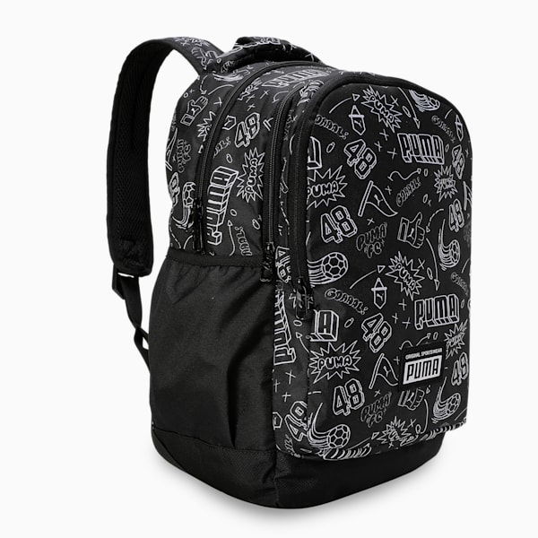 Academy Backpack, PUMA Black-B&W Graphic AOP, extralarge-IND