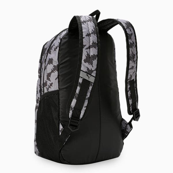 PUMA Academy Spacious Everyday Backpack 25L, Concrete Gray-Camo AOP, extralarge-IND