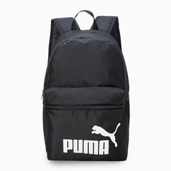 PUMA Phase Multi-Pocket Backpack 22L, PUMA Black, extralarge-IND