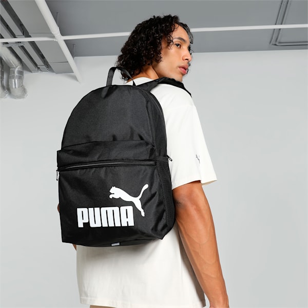 PUMA Phase Unisex Backpack, PUMA Black, extralarge-IND