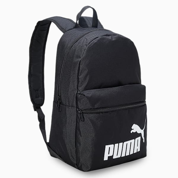 PUMA Phase Multi-Pocket Backpack 22L, PUMA Black, extralarge-IND