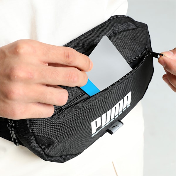 PUMA Plus Unisex Waist Bag, PUMA Black, extralarge-IND