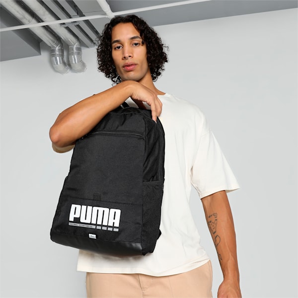 PUMA Plus Unisex Backpack, PUMA Black, extralarge-IND