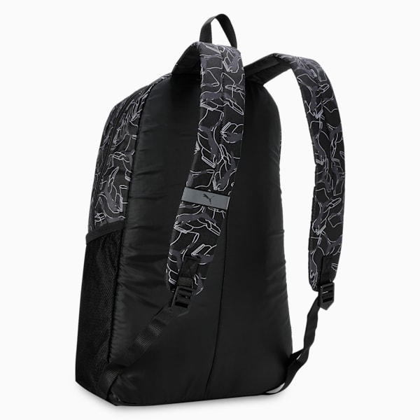 Plus Backpack, PUMA Black-AOP, extralarge-IND