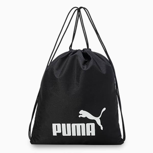 PUMA Phase Lightweight Gym Sack 14L, PUMA Black, extralarge-IND