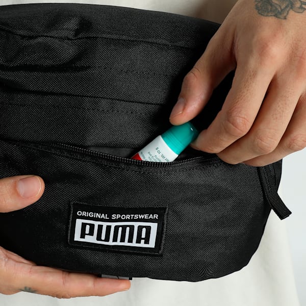 Academy Waist Bag, PUMA Black, extralarge-IND