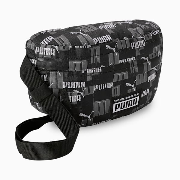 Academy Waist Bag, PUMA Black-Logo AOP, extralarge-IND