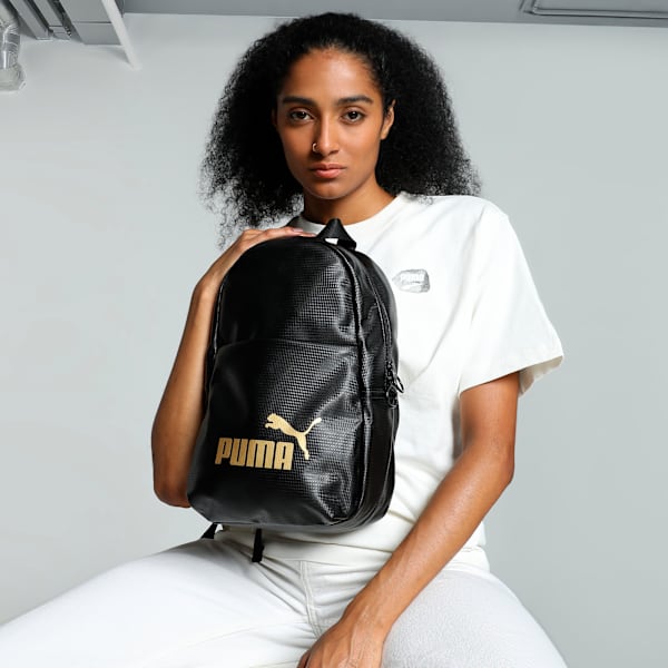 Core Up Women's Stylish Daily Use Backpack 10L, PUMA Black, extralarge-IND