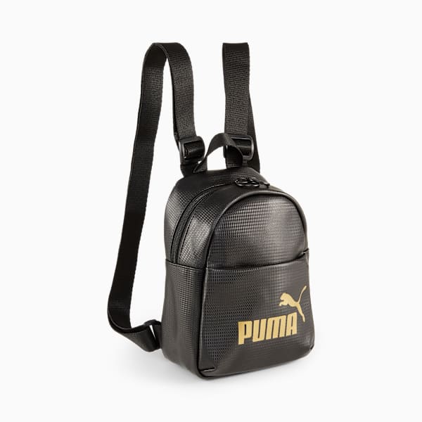 Core Up Minime Women’s PU Leather Backpack 3L, PUMA Black, extralarge-IND