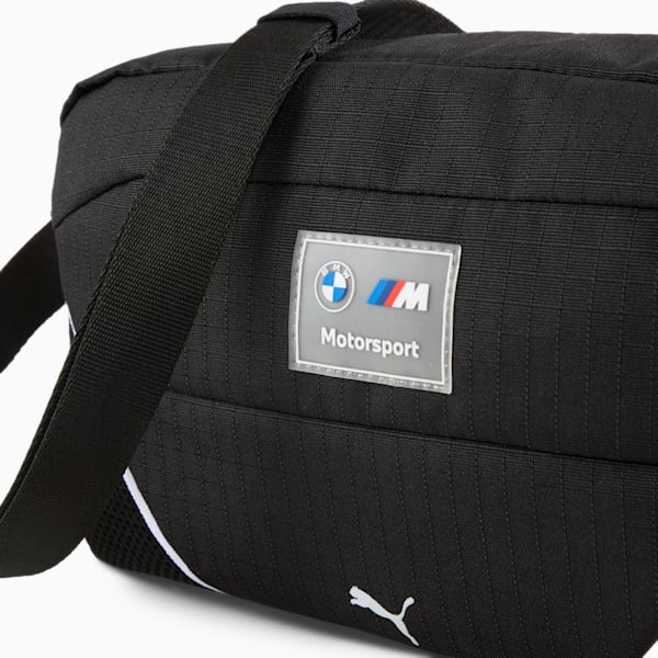 BMW M Motorsport Large Waist Bag, PUMA Black, extralarge