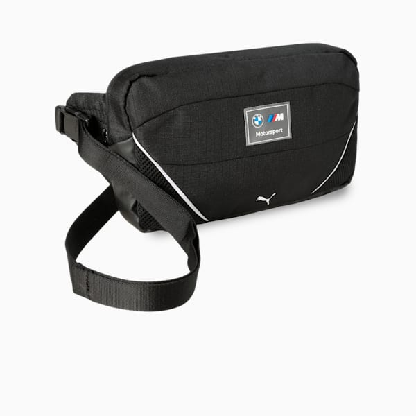 BMW M Motorsport Large Waist Bag, PUMA Black, extralarge-IND