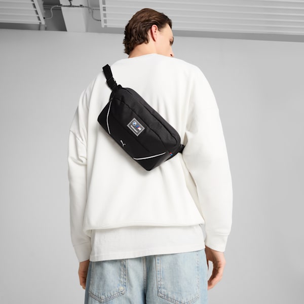 ユニセックス BMW MMS ラージ ウエスト バッグ 3L, PUMA Black, extralarge-JPN