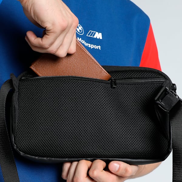 BMW M Motorsport Large Waist Bag, PUMA Black, extralarge-IND