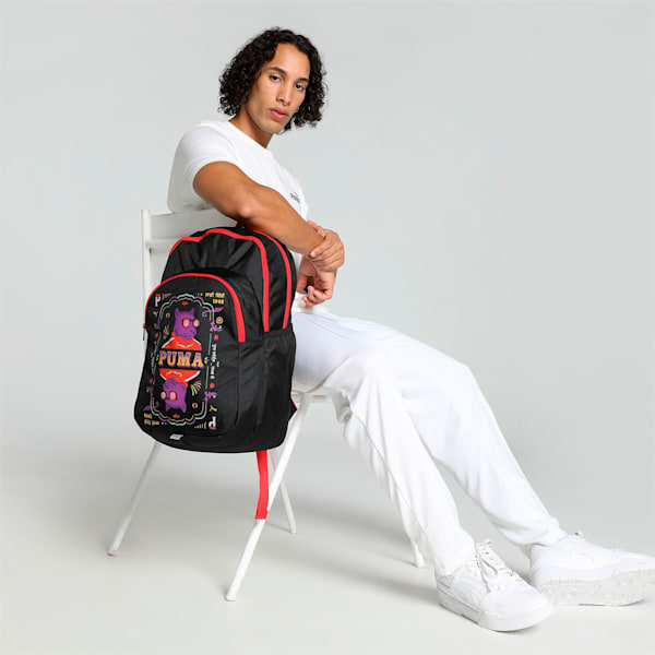 PUMA x HARRDY SANDHU Unisex Backpack, PUMA Black, extralarge-IND
